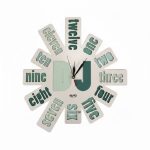 ساعت دیواری مدرن دی جی رنگ نوود - Image 2